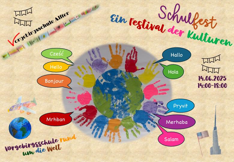 Einladung zum Schulfest am 14.06.25