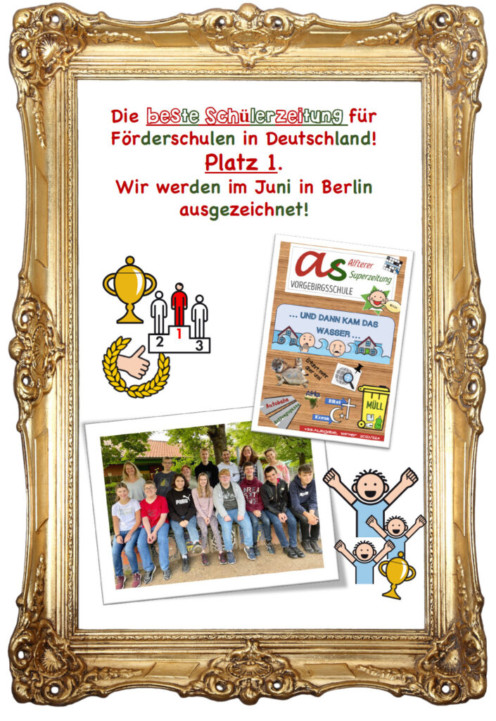 Schülerzeitung auf Platz 1 Im Schülerzeitungswettbewerb